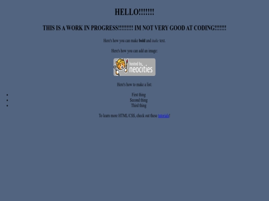 index screenshot