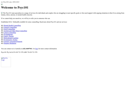 psyc101 screenshot