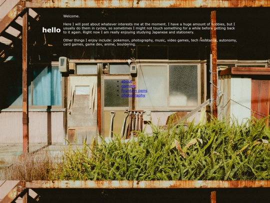 index screenshot