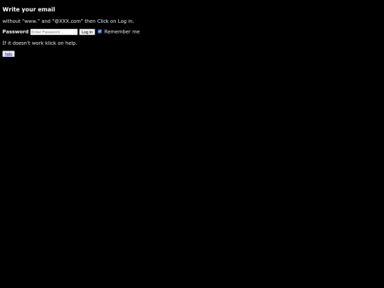Login screenshot