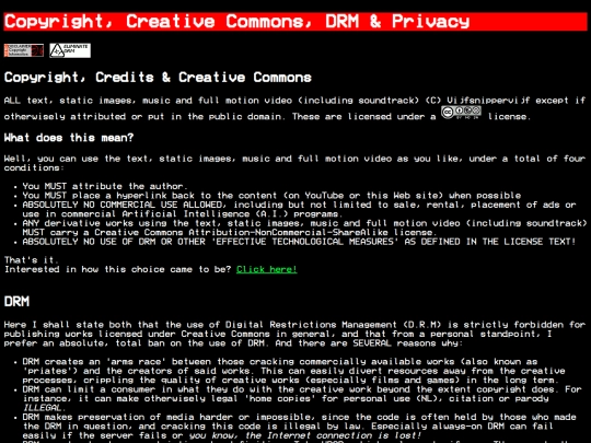 copyright screenshot
