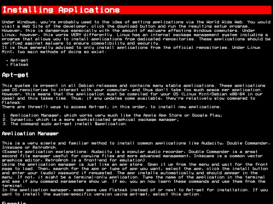 linuxmint/packages screenshot