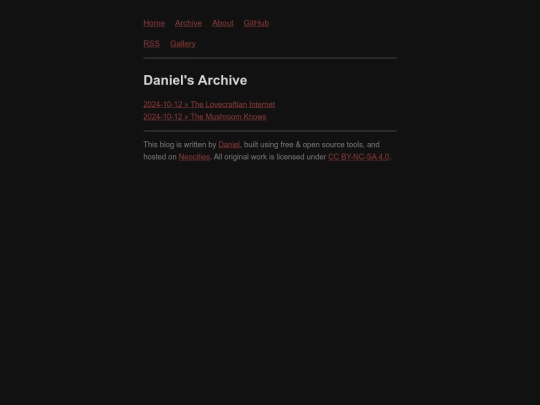 archive screenshot