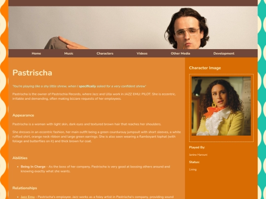Character Pages/Pastrischa screenshot