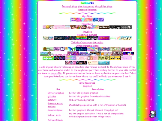 bookmarks screenshot