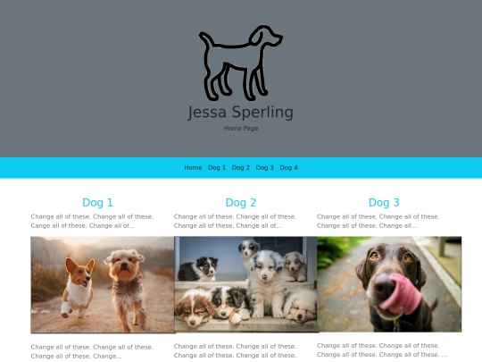 Bootstrap Pages/Home screenshot