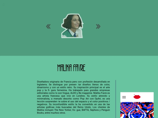 pages/malika screenshot