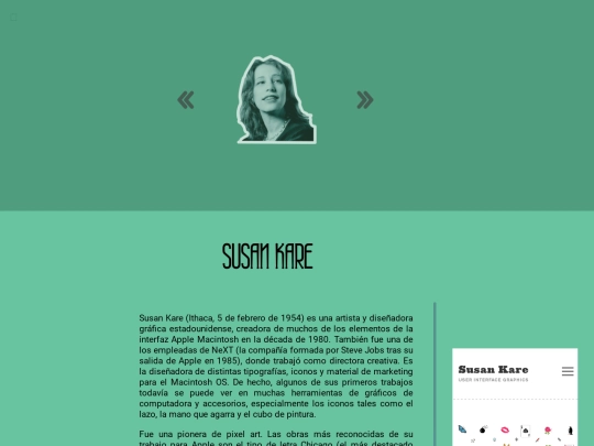 pages/susan screenshot