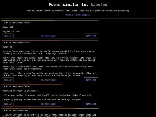 similar-different/wordcloud/haunted screenshot