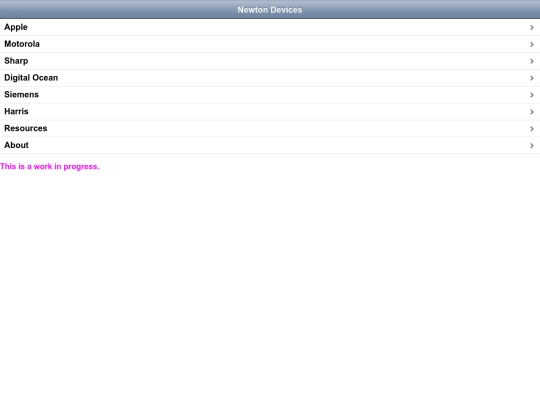 Newton screenshot