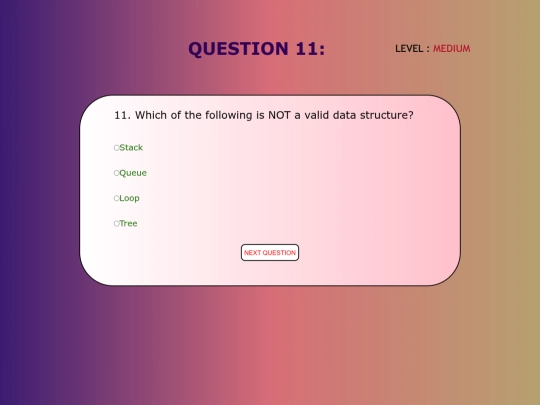 Quiz_application/Medium_11 screenshot