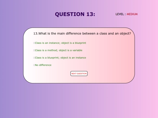 Quiz_application/Medium_13 screenshot