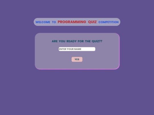 Quiz_application screenshot