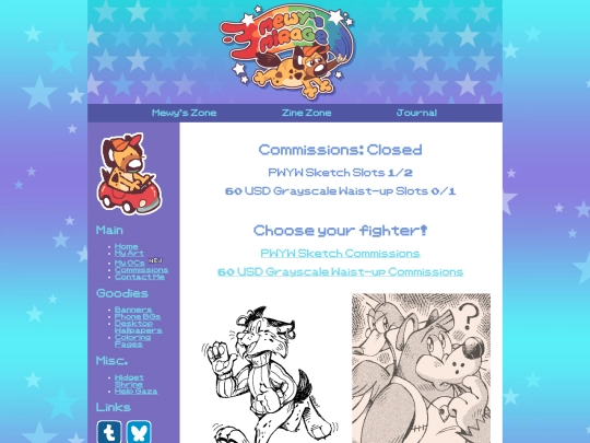 commissions screenshot