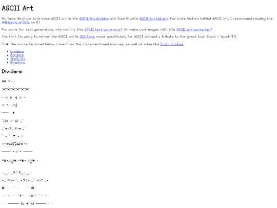 web/ascii screenshot