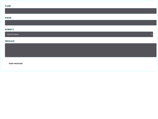 contact-form screenshot