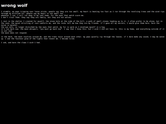 new/writings/wrongwolf screenshot