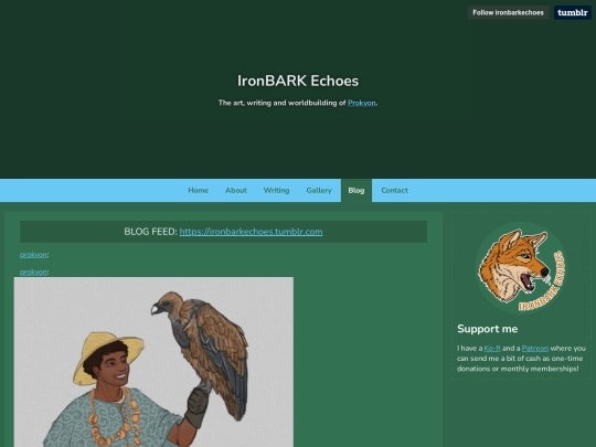 blog screenshot