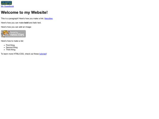 test screenshot