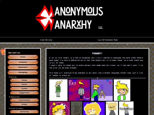 Fanart screenshot