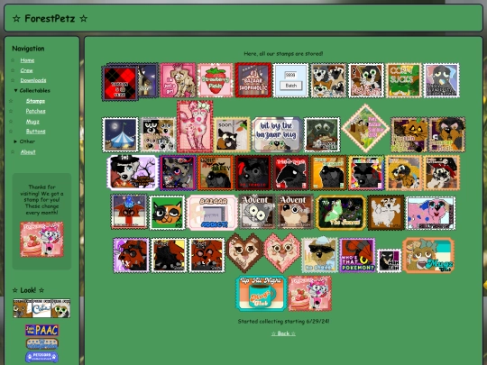 stamps screenshot