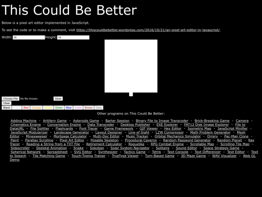 pixelarteditor screenshot