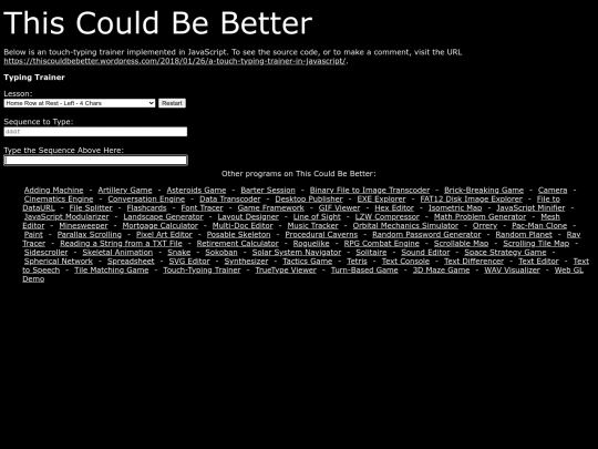 touchtypingtrainer screenshot