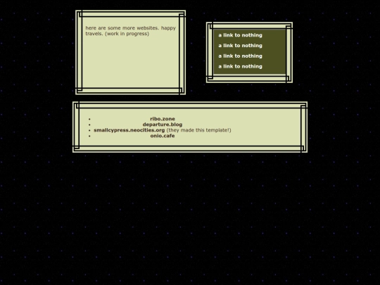 links screenshot