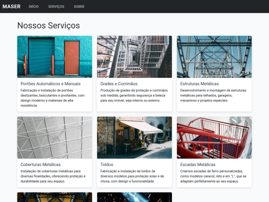 servicos screenshot