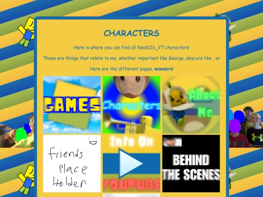 characters-page screenshot