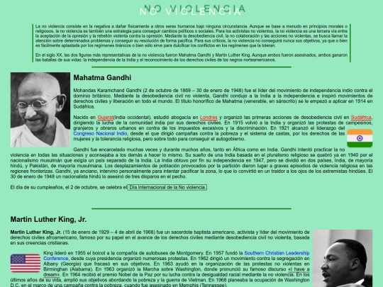 no-violencia-plantilla/noviolencia screenshot