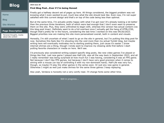 blog screenshot