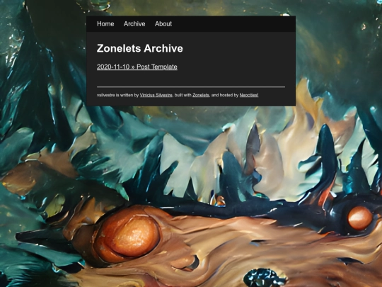 archive screenshot