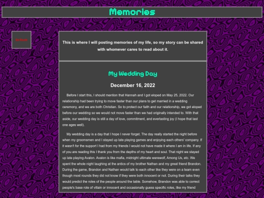 memories screenshot