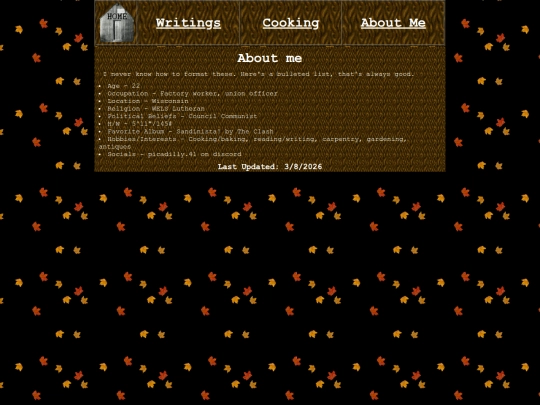 AboutMe screenshot