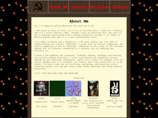 aboutme screenshot