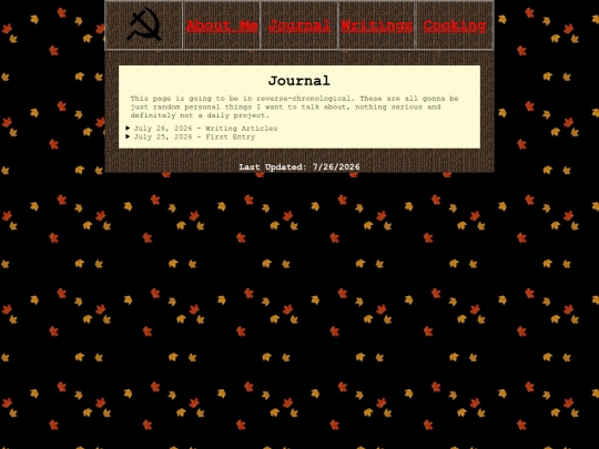 journal screenshot