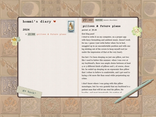 diary screenshot