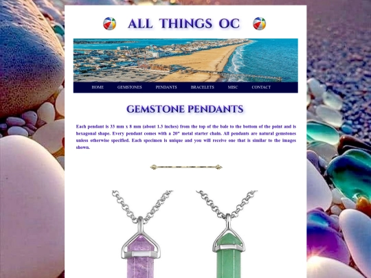 pendants screenshot