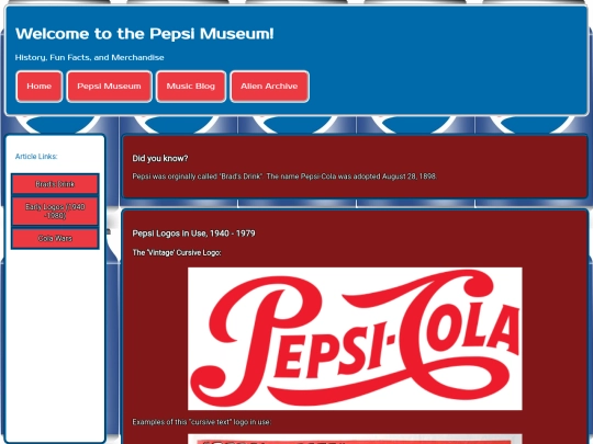 Pepsi screenshot