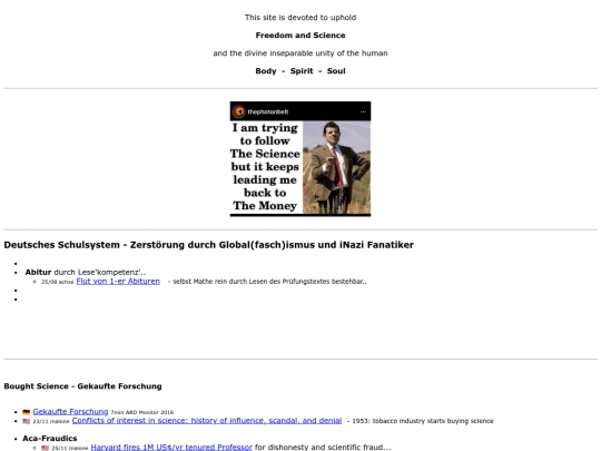 SCIENCE/index.fascientisation screenshot