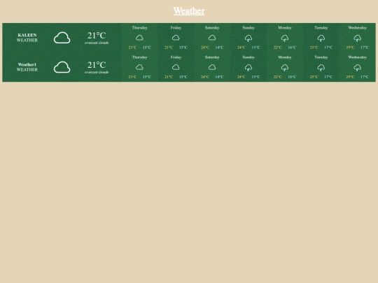 weather screenshot