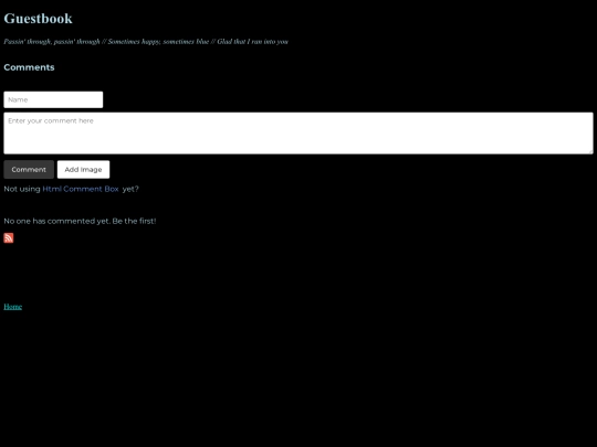guestbook screenshot