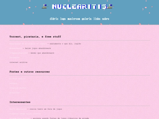 links screenshot