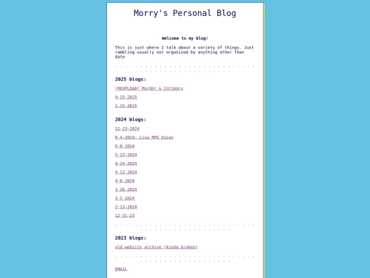 blog screenshot