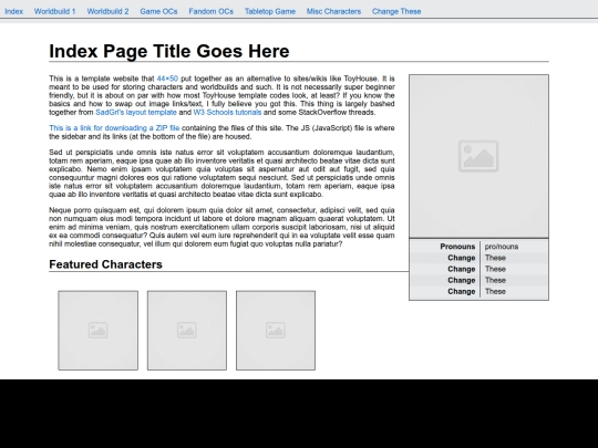 CharacterWiki screenshot