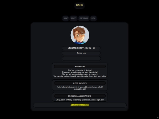 sys/bones screenshot