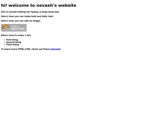 index screenshot