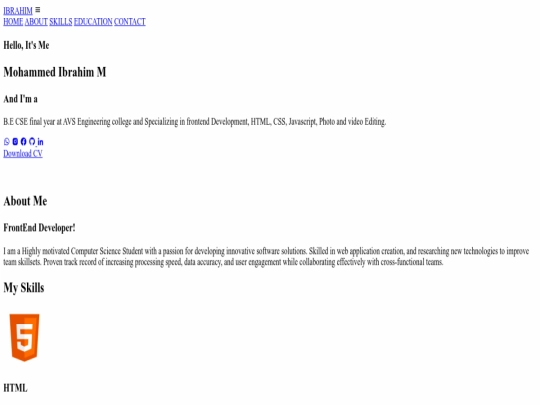 index screenshot