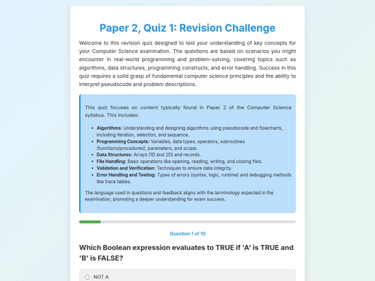 GCSEComputingSite/9ExamPaperQuizzes/3Paper2Quiz1 screenshot